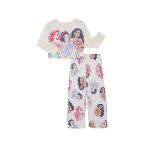Disney Princess Ariel; Snow White And Moana Pajama Set